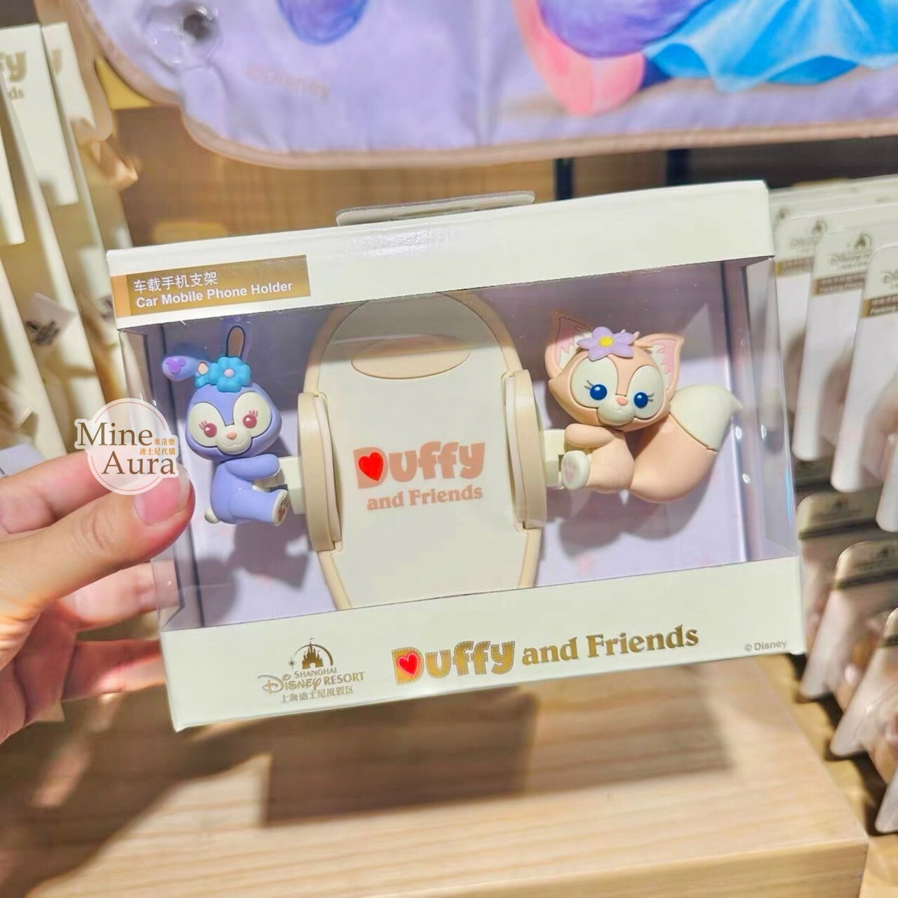 史黛拉露 星黛露 StellaLou 玲娜貝兒 Lina bell 立體造型 手機支架 汽車用品 -上海迪士尼樂園
