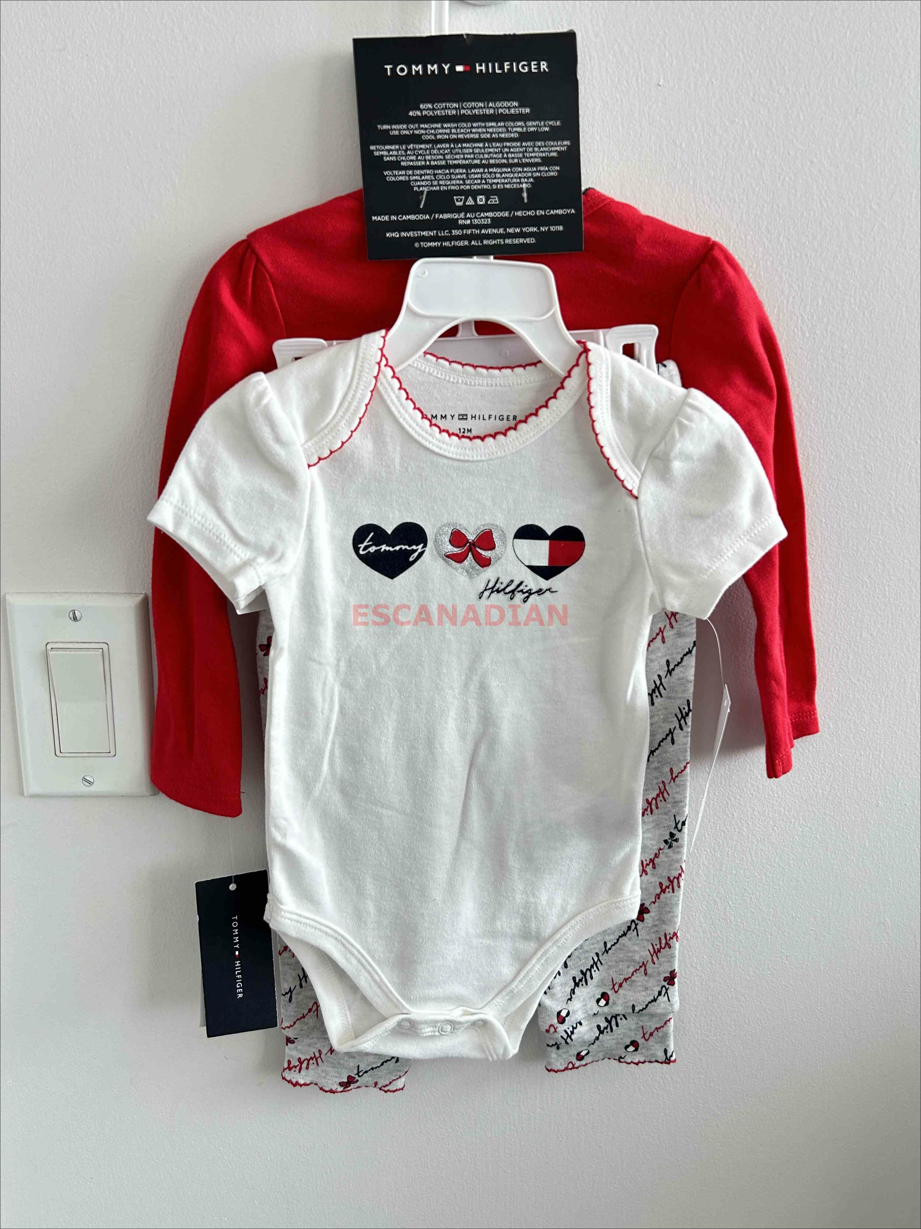 TOMMY 小女童/BABY 套裝組 (3件一組)