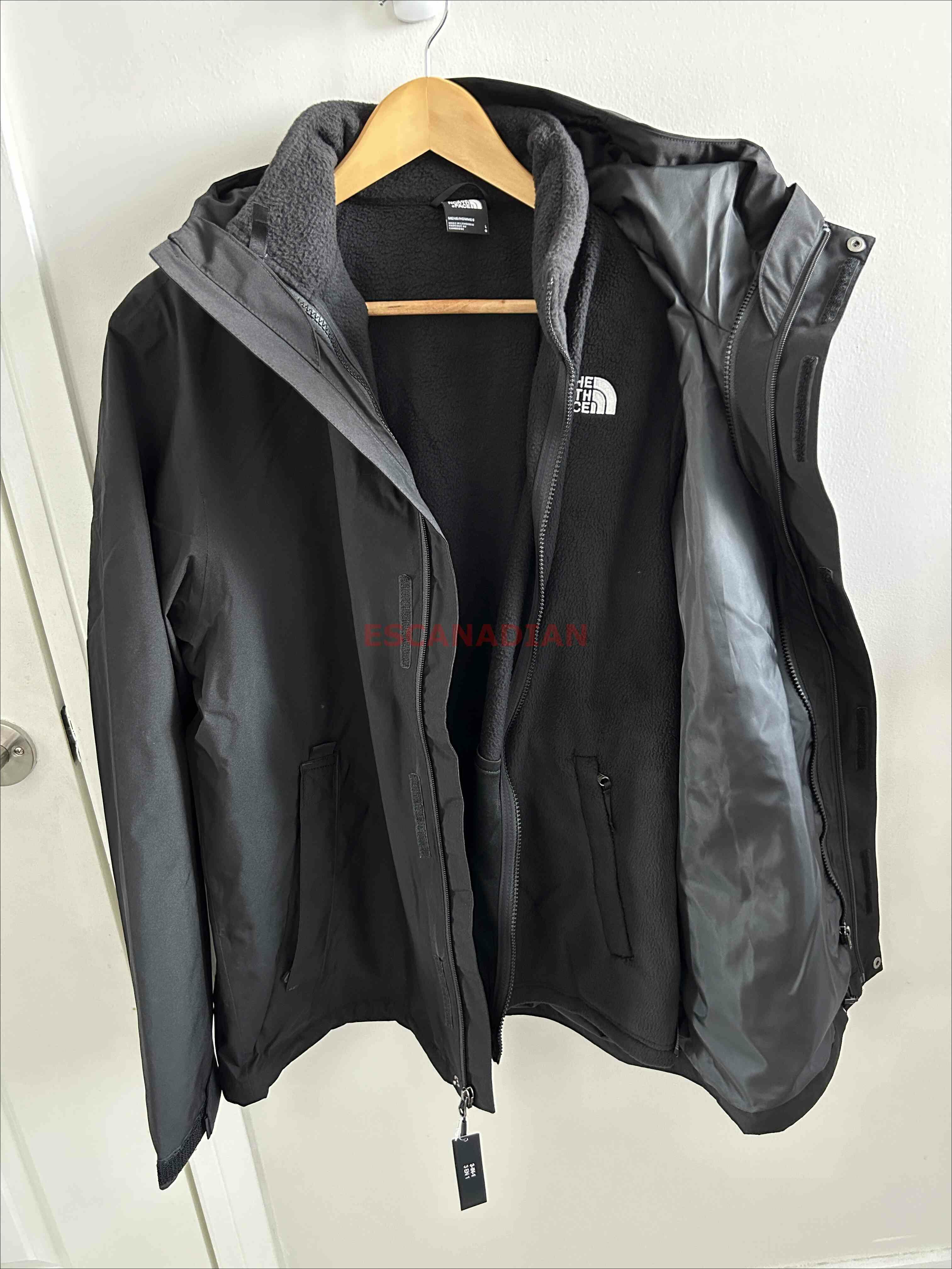 THE NORTH FACE 男大人 三合一 TORO 搖立絨刷毛內裡 防風 防水 連帽 風衣外套 (內裡可單穿)