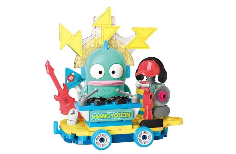 (現貨) Qman Blocks -《SANRIO》 花車巡游積木 Hangyodon電音派對