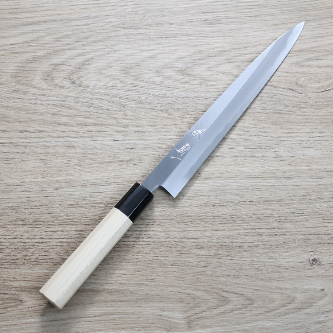 田中義一 柳刃 240mm 白紙鋼/付鞘