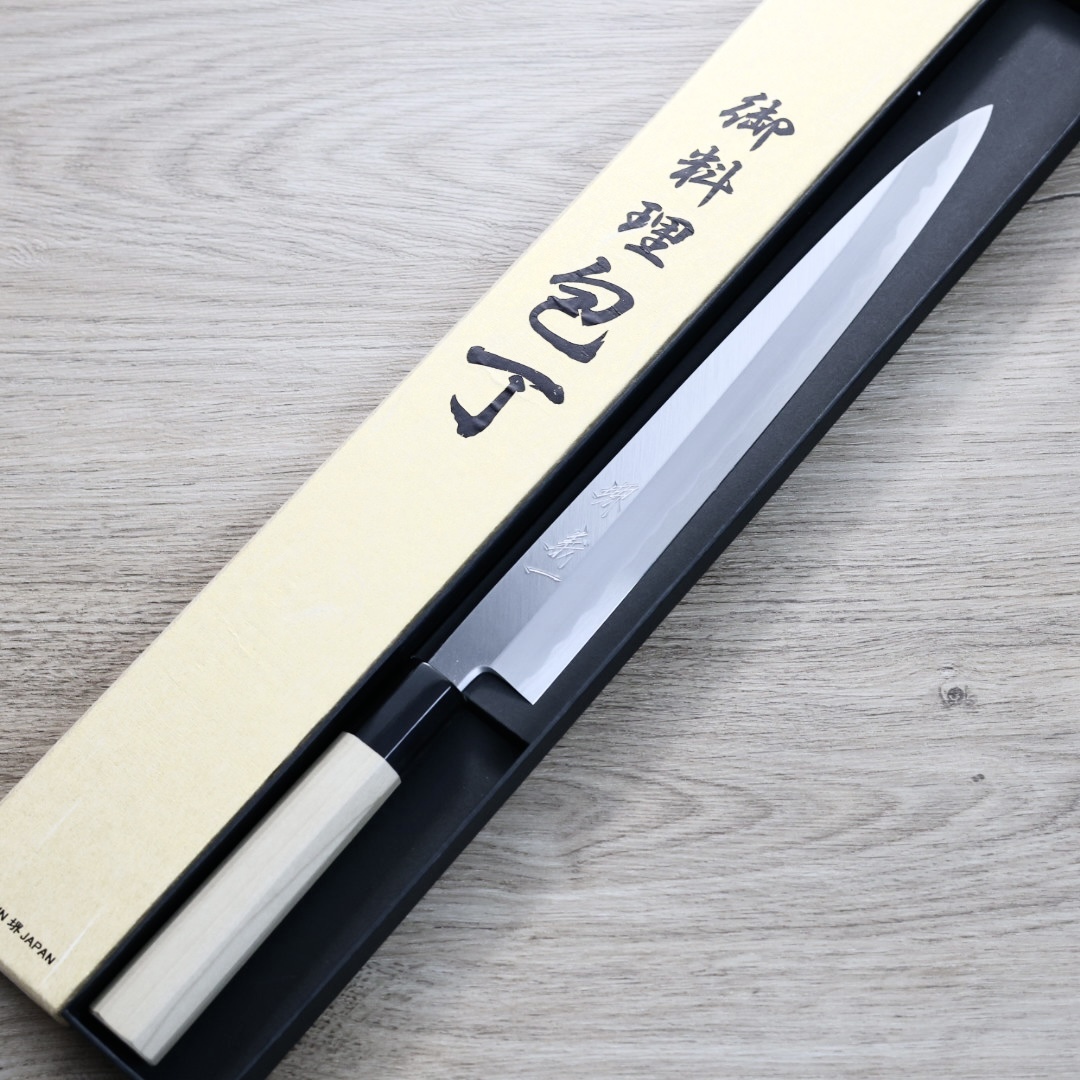 田中義一 柳刃 270mm 白紙鋼/付鞘