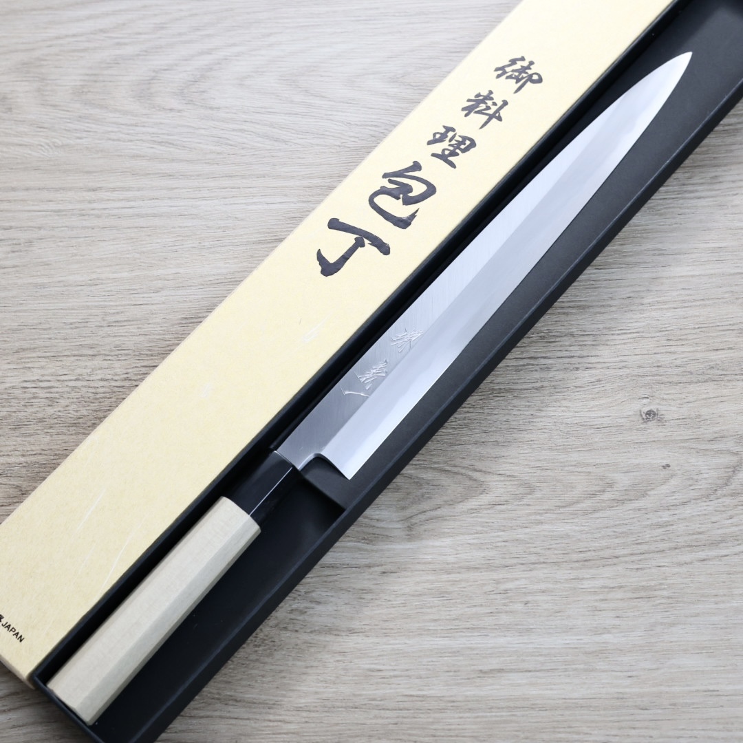 田中義一 柳刃 300mm 白紙鋼/付鞘