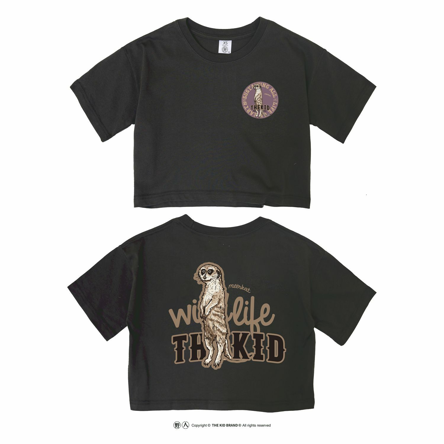 KID ® 動物系列 狐獴短T 慈妹聯名款