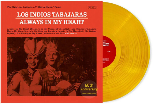 Los Indios Tabajaras - Always In My Heart LP [Orange Clear Vinyl] [Limited Edition]