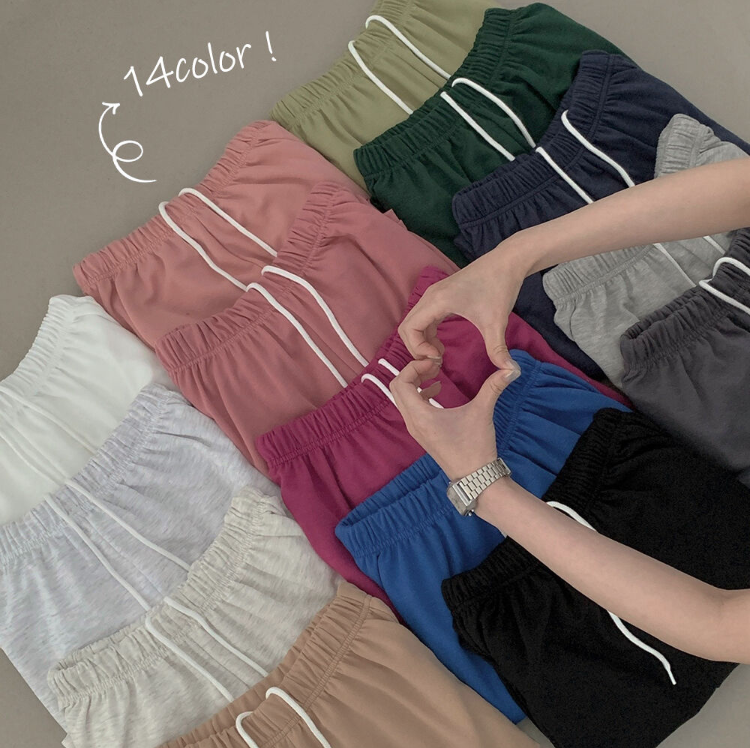 8月回饋優惠❤️預訂｜14種顏色! 短長款! 日常必備棉長褲