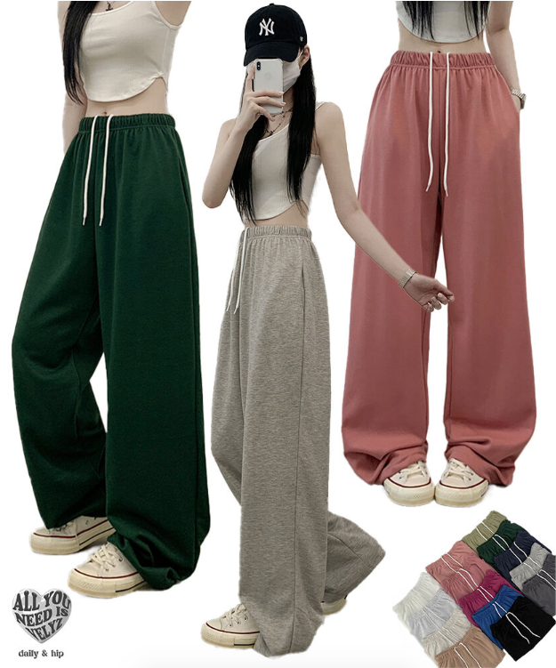 8月回饋優惠❤️預訂｜14種顏色! 短長款! 日常必備棉長褲