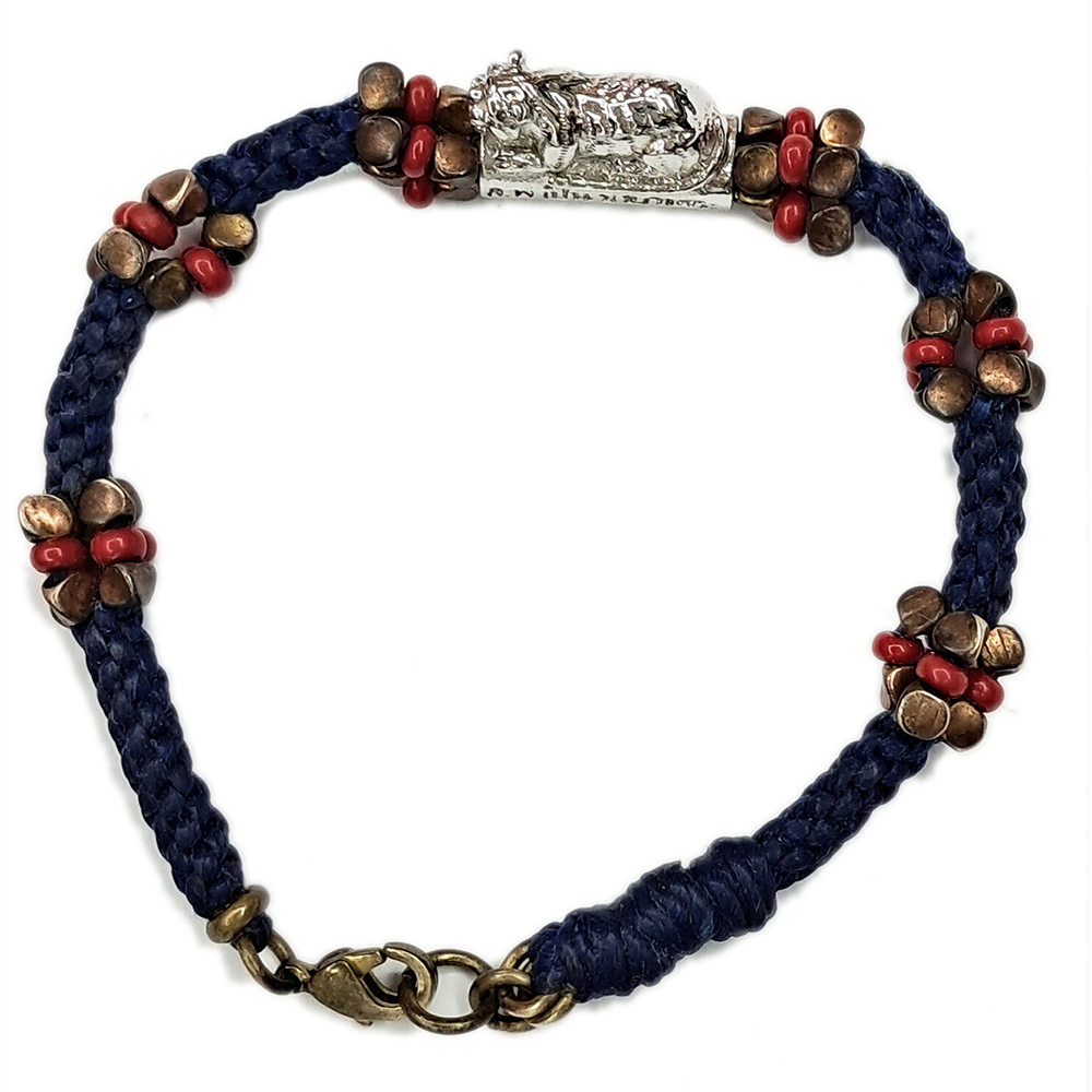 咬錢虎 六六大順 蠟線手鍊【十方】148287