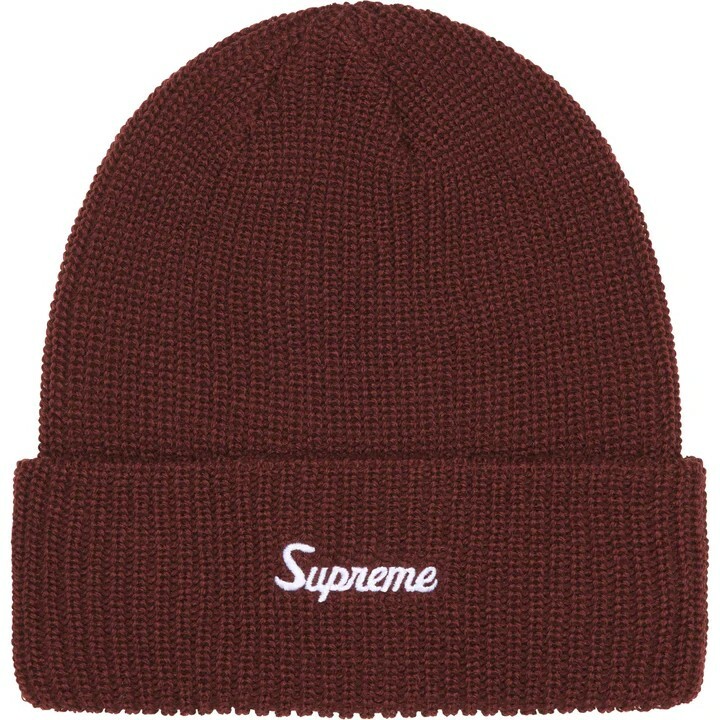Supreme 草寫毛帽 Loose Gauge Beanie