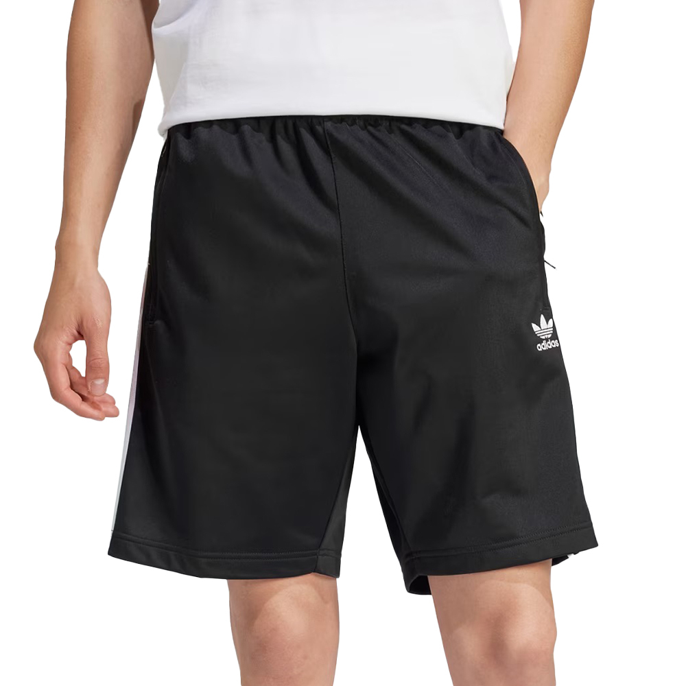 Adidas FBIRD 男款 黑色 運動 休閒 拉鍊 口袋 三葉草 運動短褲 訓練 短褲 IU2368
