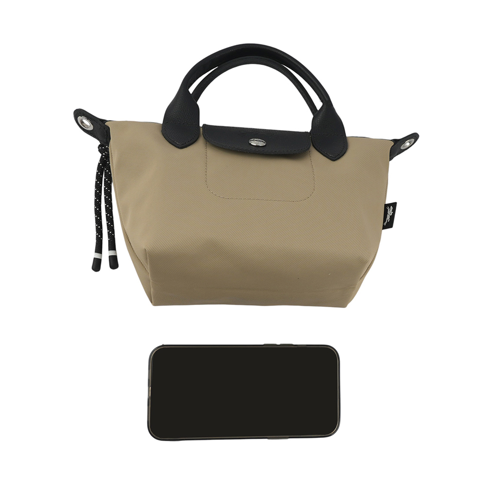 【LONGCHAMP】LE PLIAGE ENERGY 迷你再生帆布二用包(土褐色) L1500 HSR 299