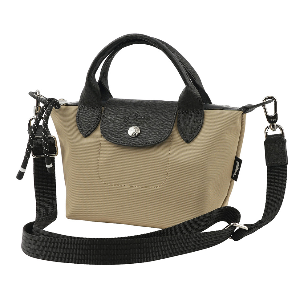 【LONGCHAMP】LE PLIAGE ENERGY 迷你再生帆布二用包(土褐色) L1500 HSR 299
