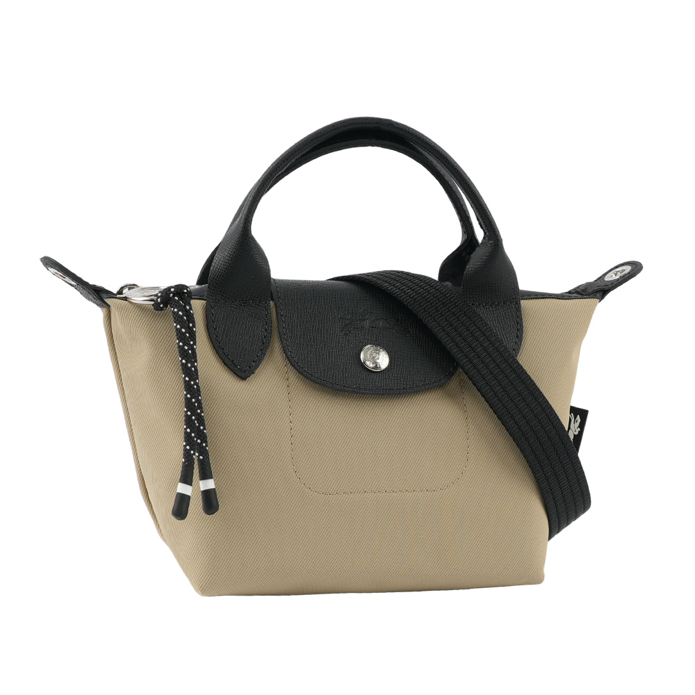 【LONGCHAMP】LE PLIAGE ENERGY 迷你再生帆布二用包(土褐色) L1500 HSR 299