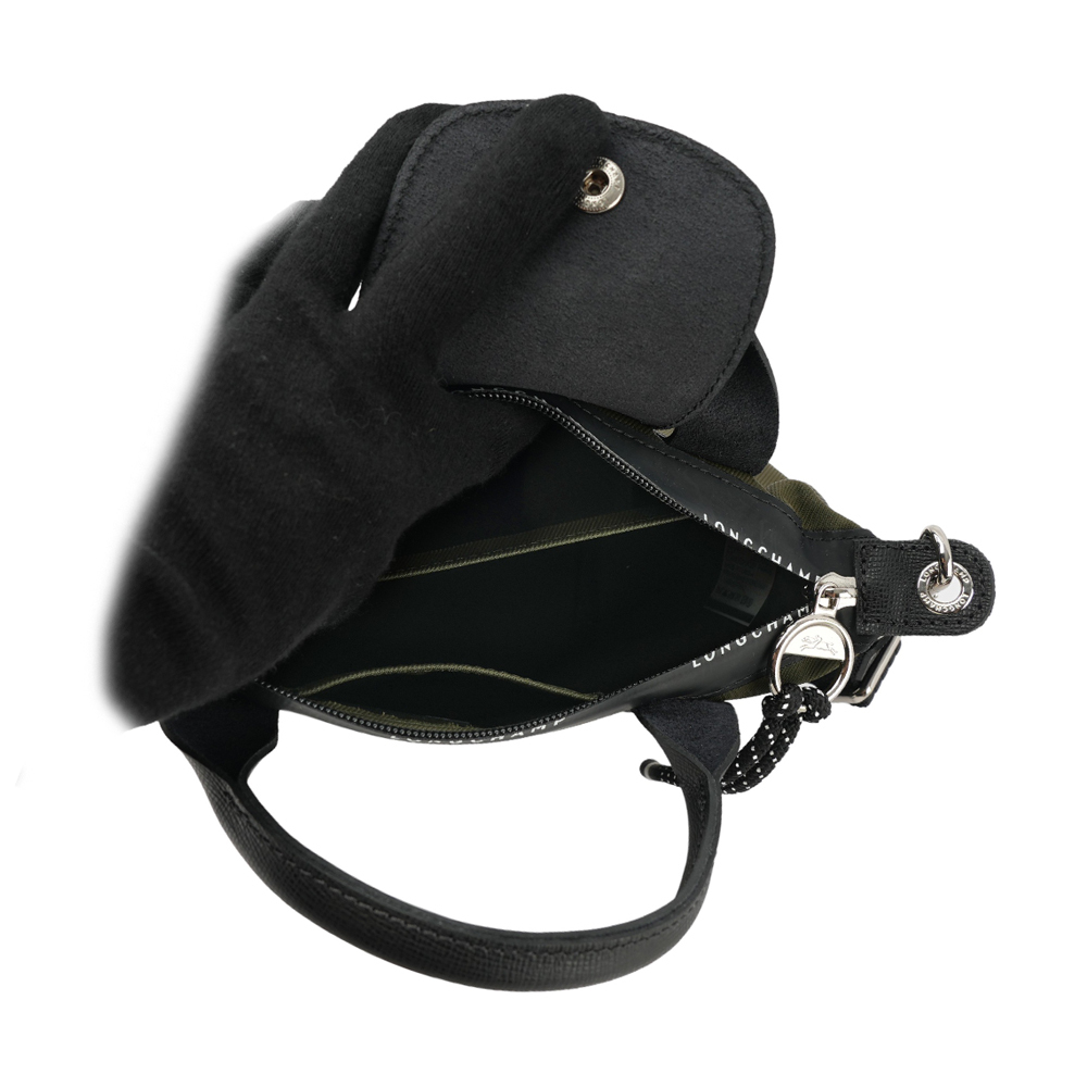 【LONGCHAMP】LE PLIAGE ENERGY 迷你再生帆布二用包(卡其綠) L1500 HSR 892