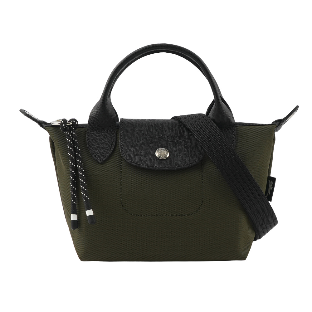 【LONGCHAMP】LE PLIAGE ENERGY 迷你再生帆布二用包(卡其綠) L1500 HSR 892