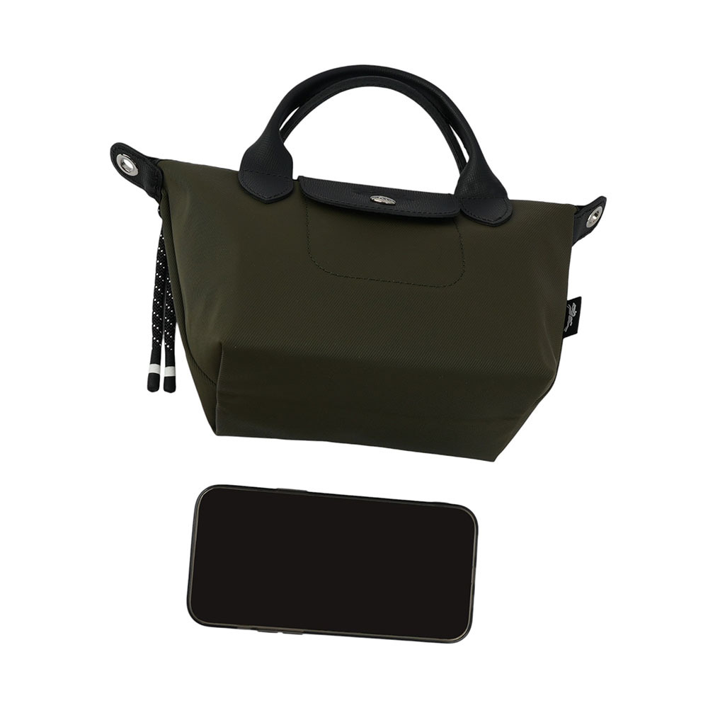 【LONGCHAMP】LE PLIAGE ENERGY 迷你再生帆布二用包(卡其綠) L1500 HSR 892