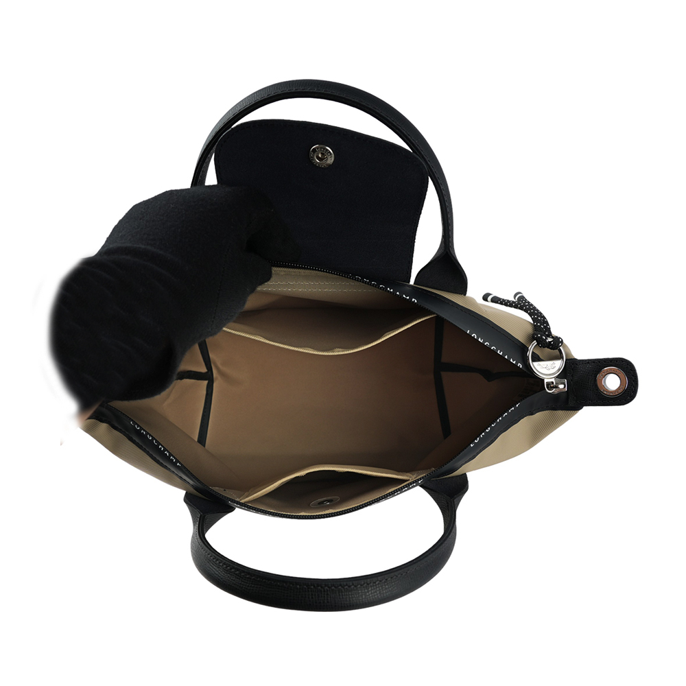 【LONGCHAMP】S號 LE PLIAGE ENERGY 再生帆布二用包(土褐色) L1512 HSR 299