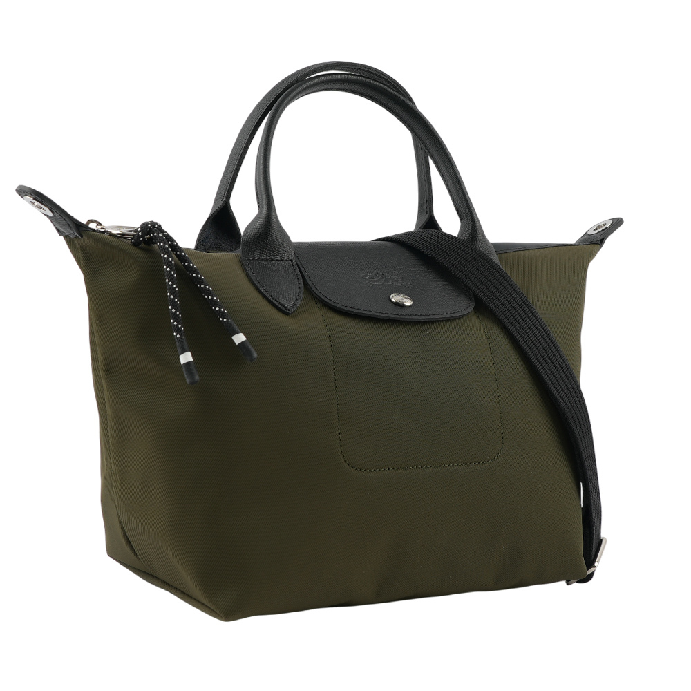 【LONGCHAMP】S號 LE PLIAGE ENERGY 再生帆布二用包(卡其綠) L1512 HSR 892