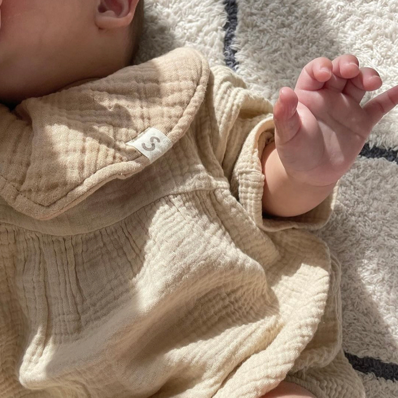 STUCKIES 圍兜三件組-Dove