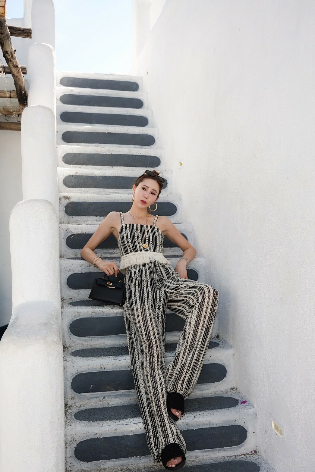 波西米亞休閒長褲_AMISSA