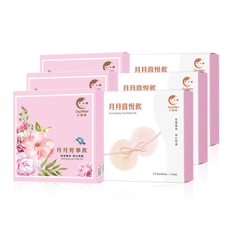 【鍾欣怡代言】月月好事飲(15包/盒) + 月月喜悅飲(15包/盒)