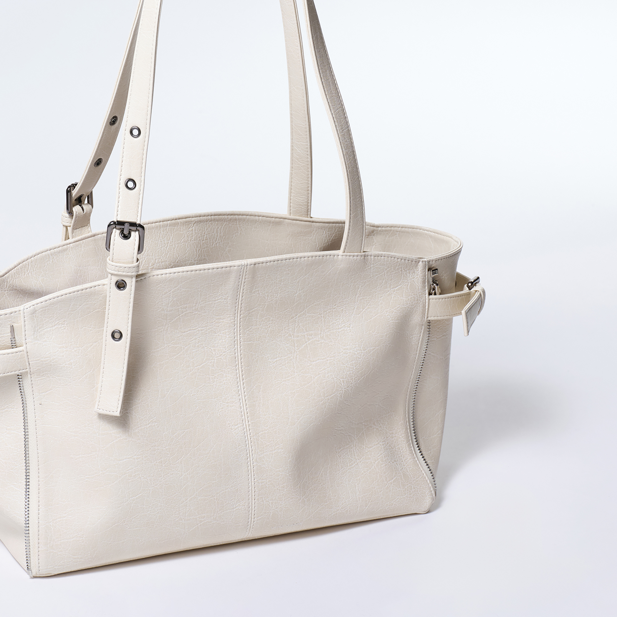 SAMO ONDOH] Zipper Shopper Bag M
