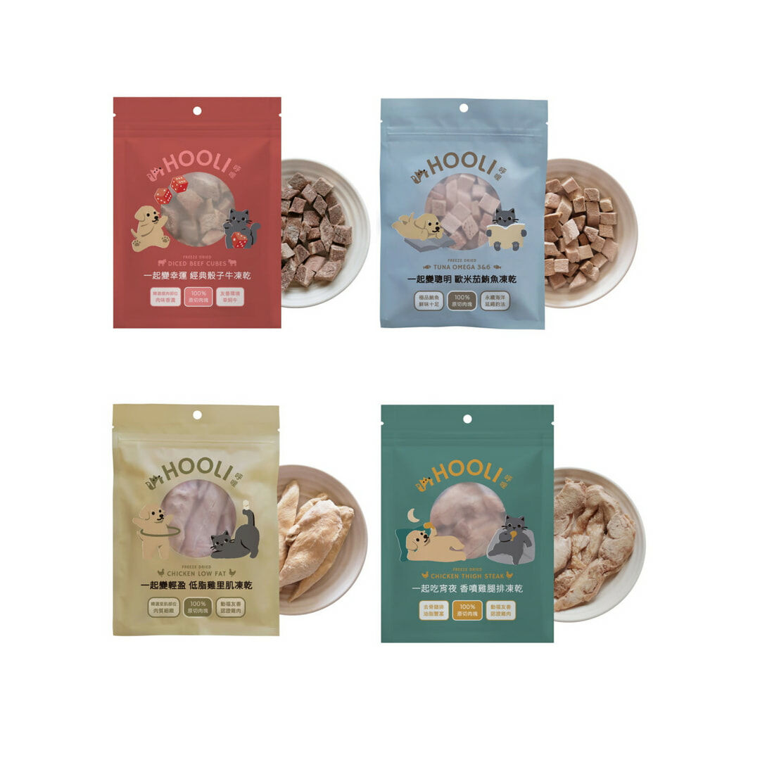 HOOLI 呼哩 蛋白質點心 凍乾零食全系列|狗貓零食
