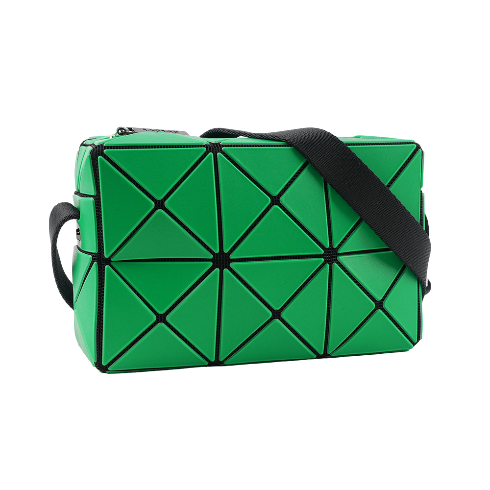 【ISSEY MIYAKE三宅一生】BAO BAO CUBOID 迷你方形斜背包(綠色) AG661 62