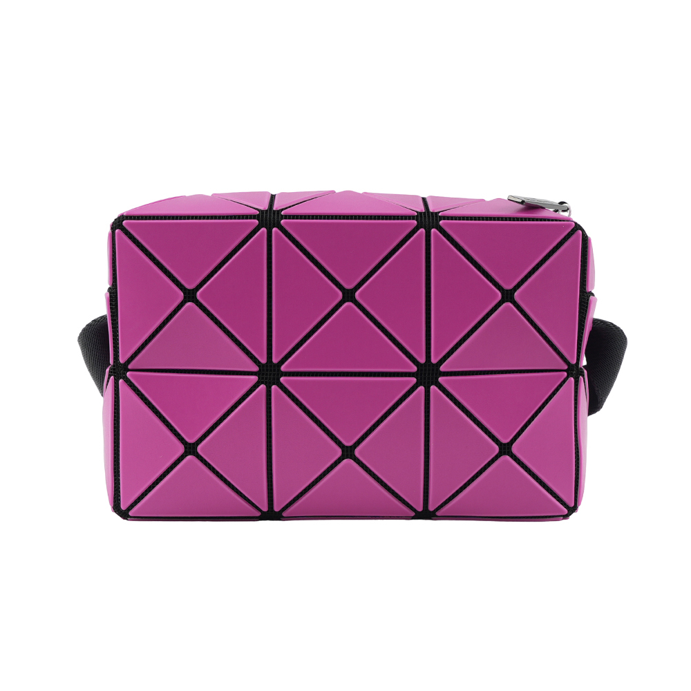 【ISSEY MIYAKE三宅一生】BAO BAO CUBOID 迷你方形斜背包(洋紅色) AG661 23