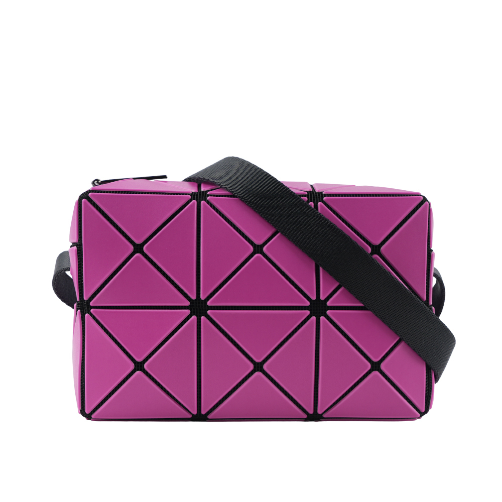 【ISSEY MIYAKE三宅一生】BAO BAO CUBOID 迷你方形斜背包(洋紅色) AG661 23