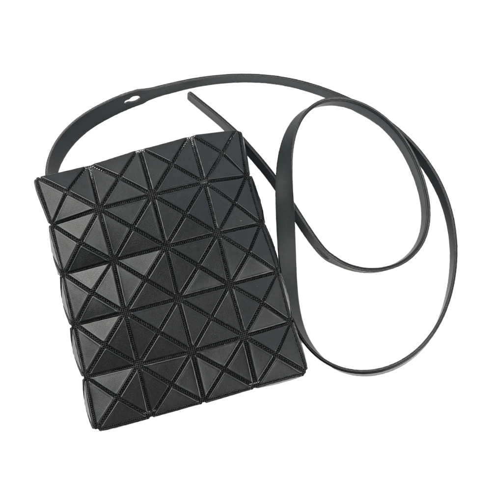 【ISSEY MIYAKE三宅一生】BAO BAO Prism 5x4 霧面斜背包(啞光黑) AG506 16