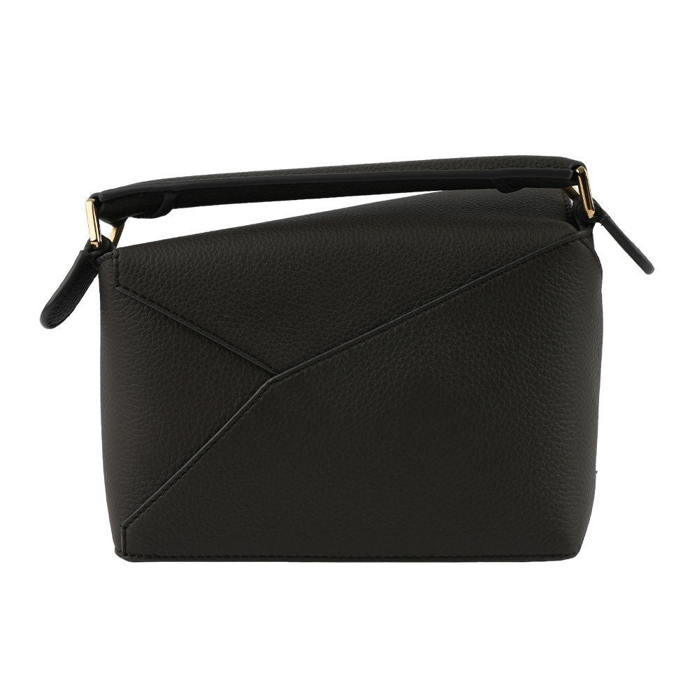 【LOEWE】Puzzle 拼圖粒面小牛皮手提/斜背兩用包(迷你)(深灰色) A510P88X16 1220