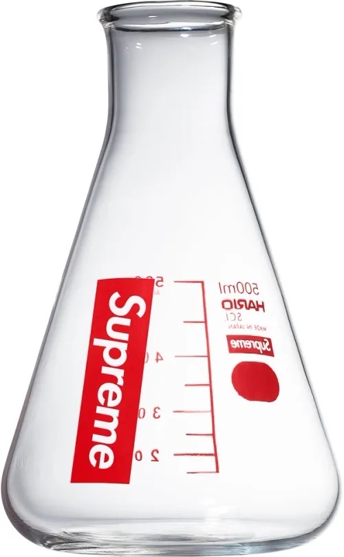 Supreme FW24 x Hario Erlenmeyer Flask "Clear" 透明化學實驗瓶 錐形瓶