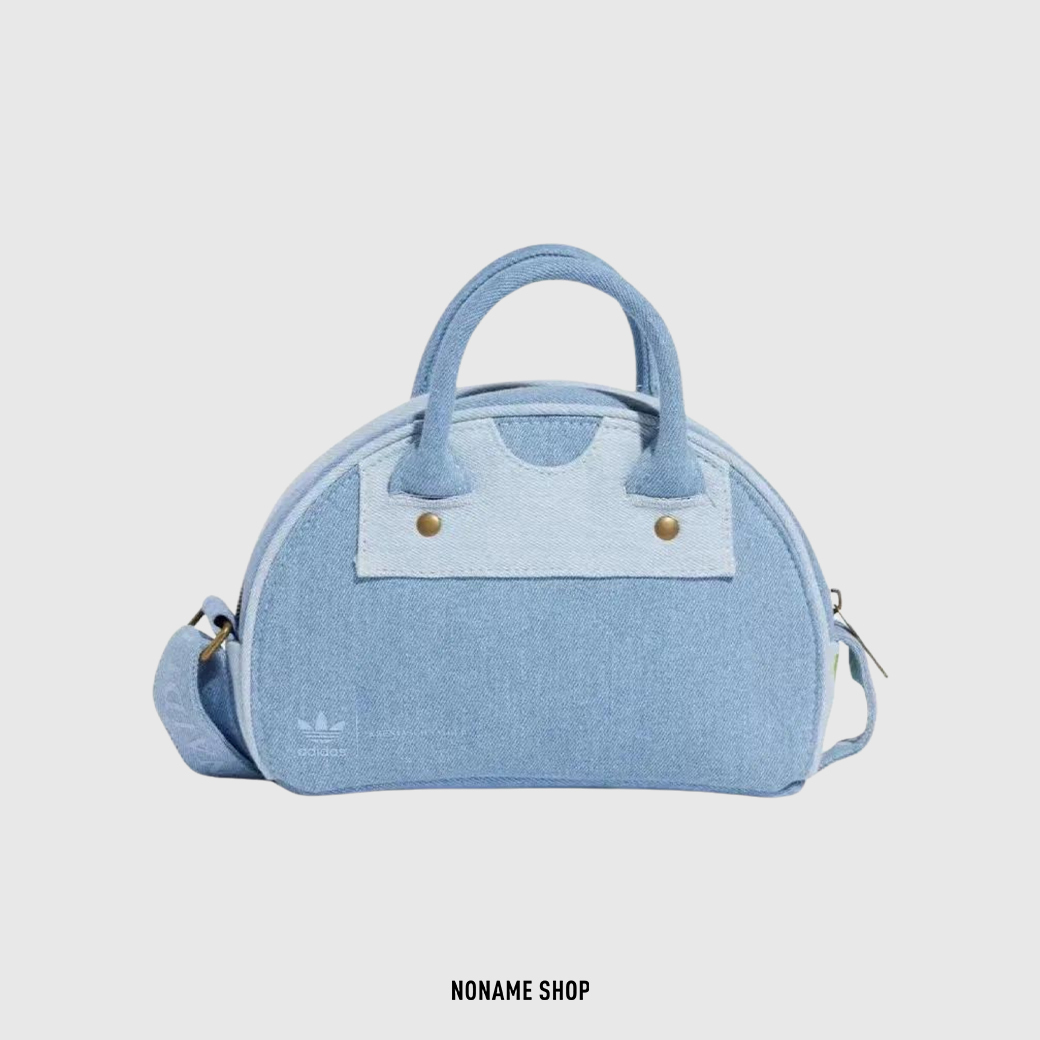 ADIDAS ORIGINALS x KSENIA SCHNIDER 聯名 BOWLING 三葉草 牛仔 丹寧 保齡球包