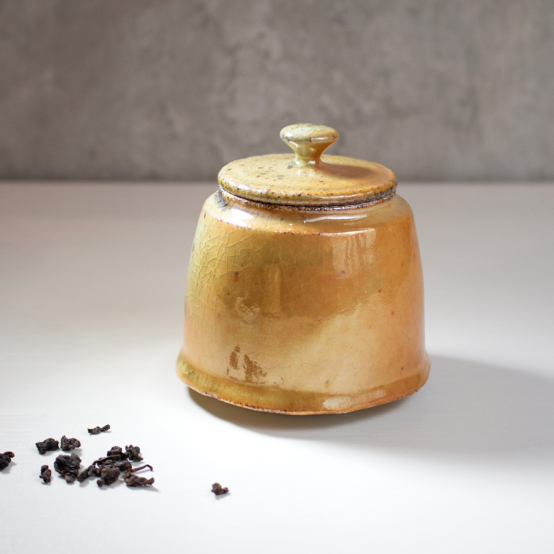 凝金鐘型茶葉罐