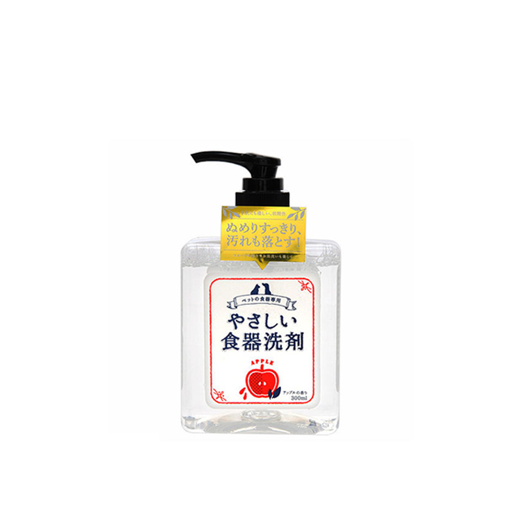 Axie 寵物用 溫和洗碗劑蘋果香味 本体300ml