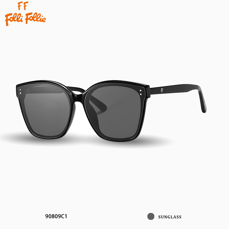 【Folli Follie芙麗芙麗】FOF-D005-01 抗紫外線/清晰視覺/抗衝擊性 黑灰墨鏡 TROGAMIDCX高清-
