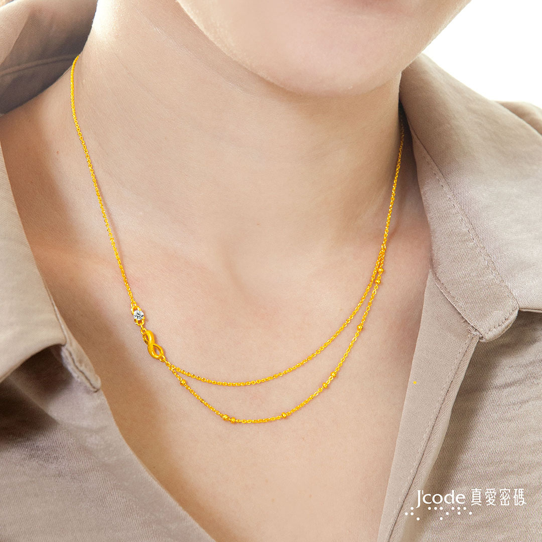 無限回盼 黃金項鍊