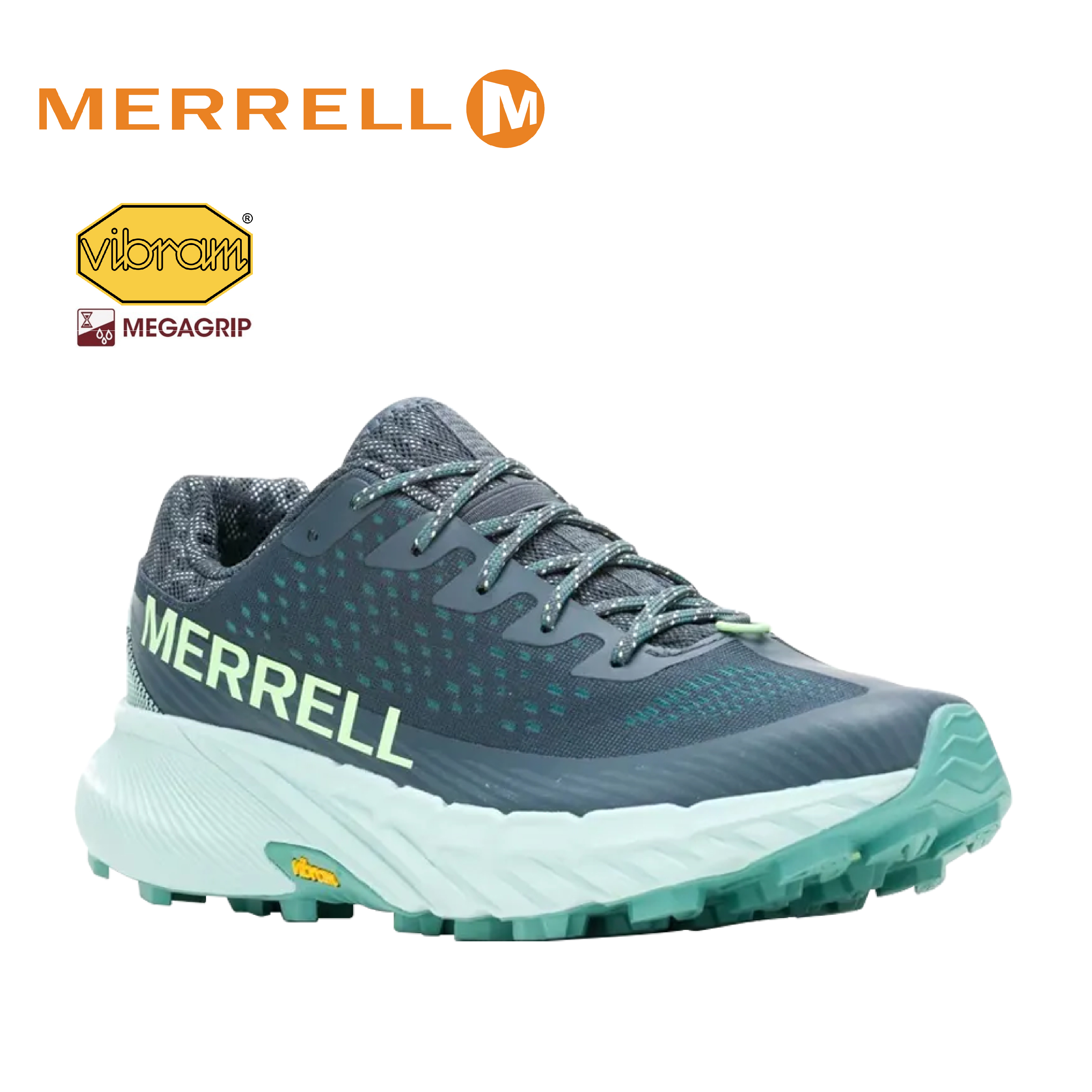 MERRELL 美國 AGILITY PEAK 5 輕量戶外越野運動鞋 男款 石板藍色 31ML068195