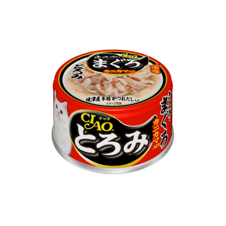 CIAO 濃湯雞肉 吞拿魚 蟹柳棒罐 80g