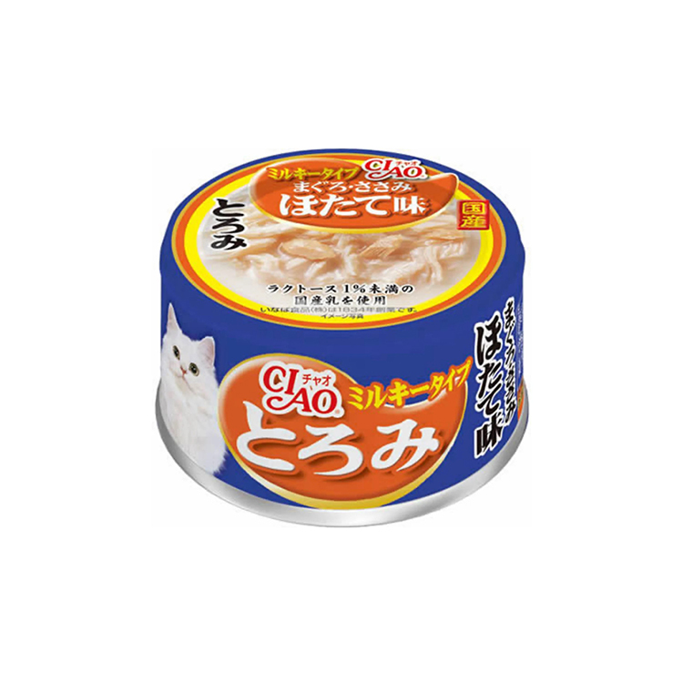 CIAO 牛奶濃湯 吞拿魚 雞肉配扇貝味 80g         A-111