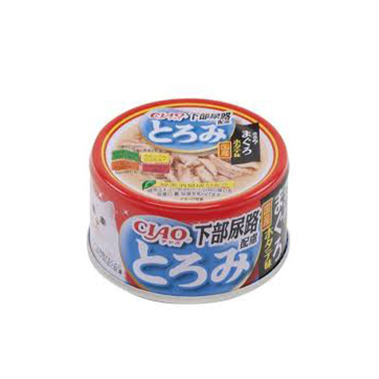 CIAO 下部尿路配方 吞拿魚雞肉貝柱罐  80g