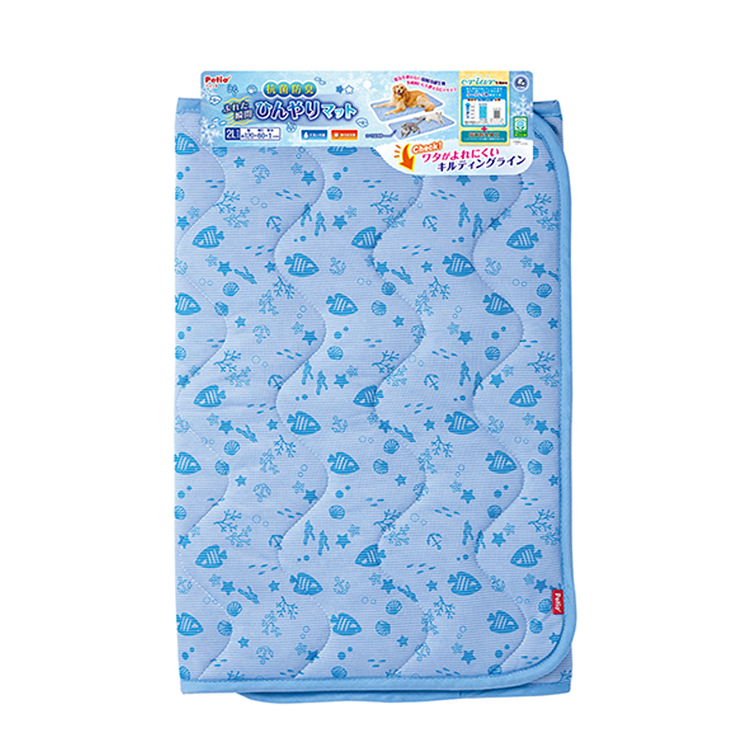 Petio 犬貓用 海洋生物 夏日涼感 軟墊 2L