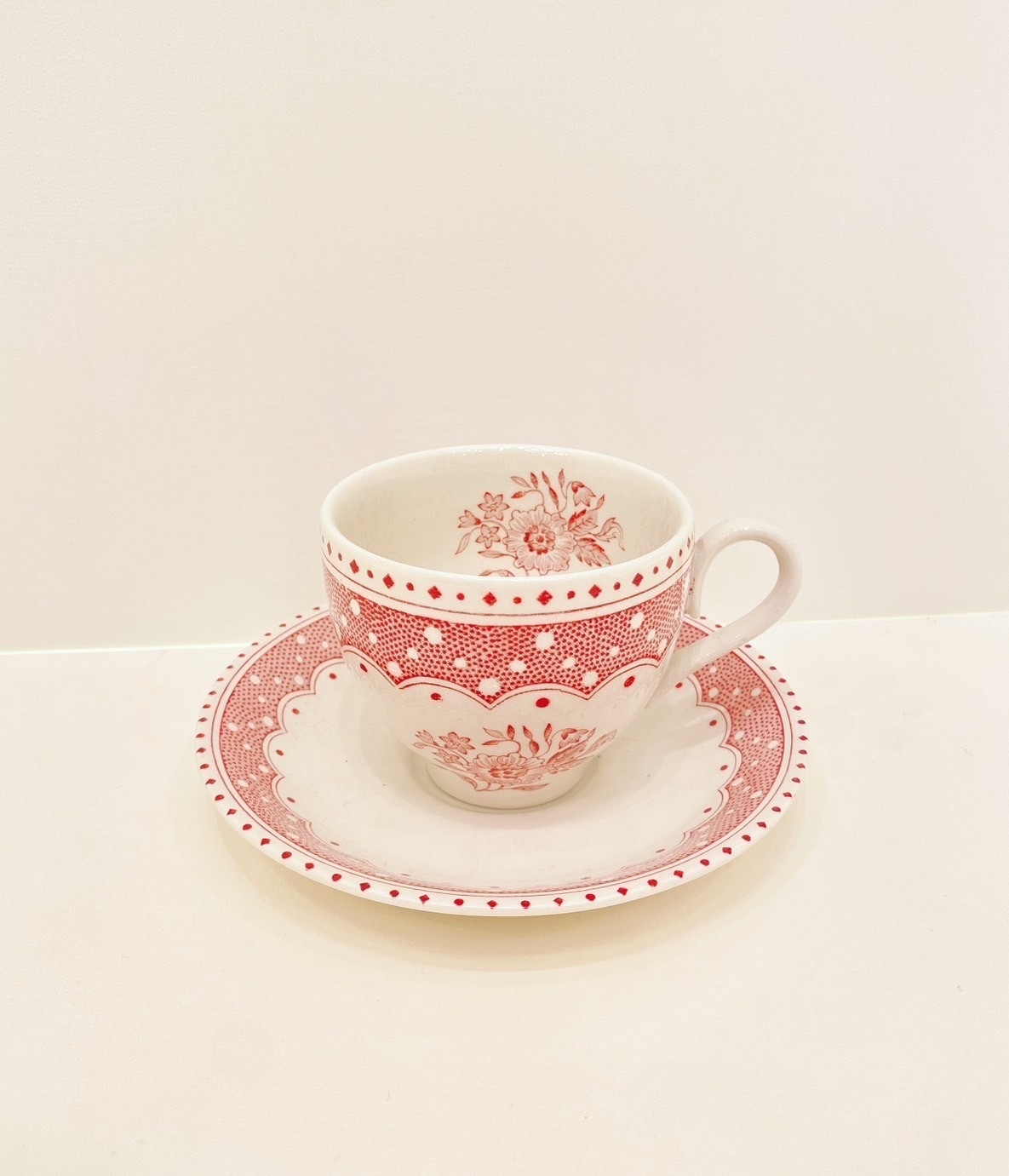 花圖咖啡杯盤組