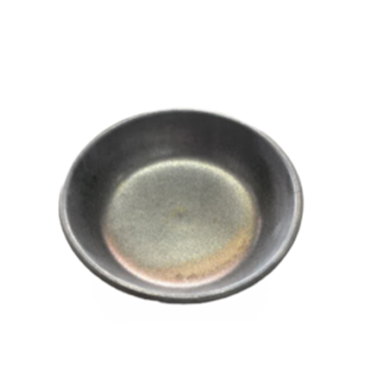 信樂燒 陶瓷食器 黑金色