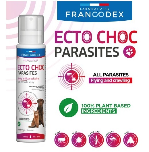 Francodex Ecto Choc Parasites For Dogs and Cats 200ml