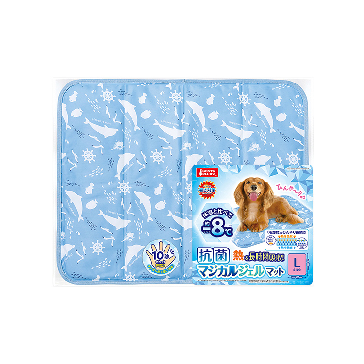 MARUKAN 海洋生物 魔術涼感 凝膠軟墊 L