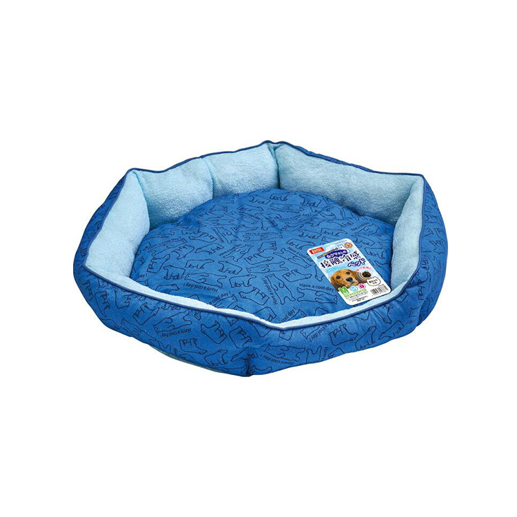 MARUKAN 北極熊 涼感寵物窩 M  海水藍