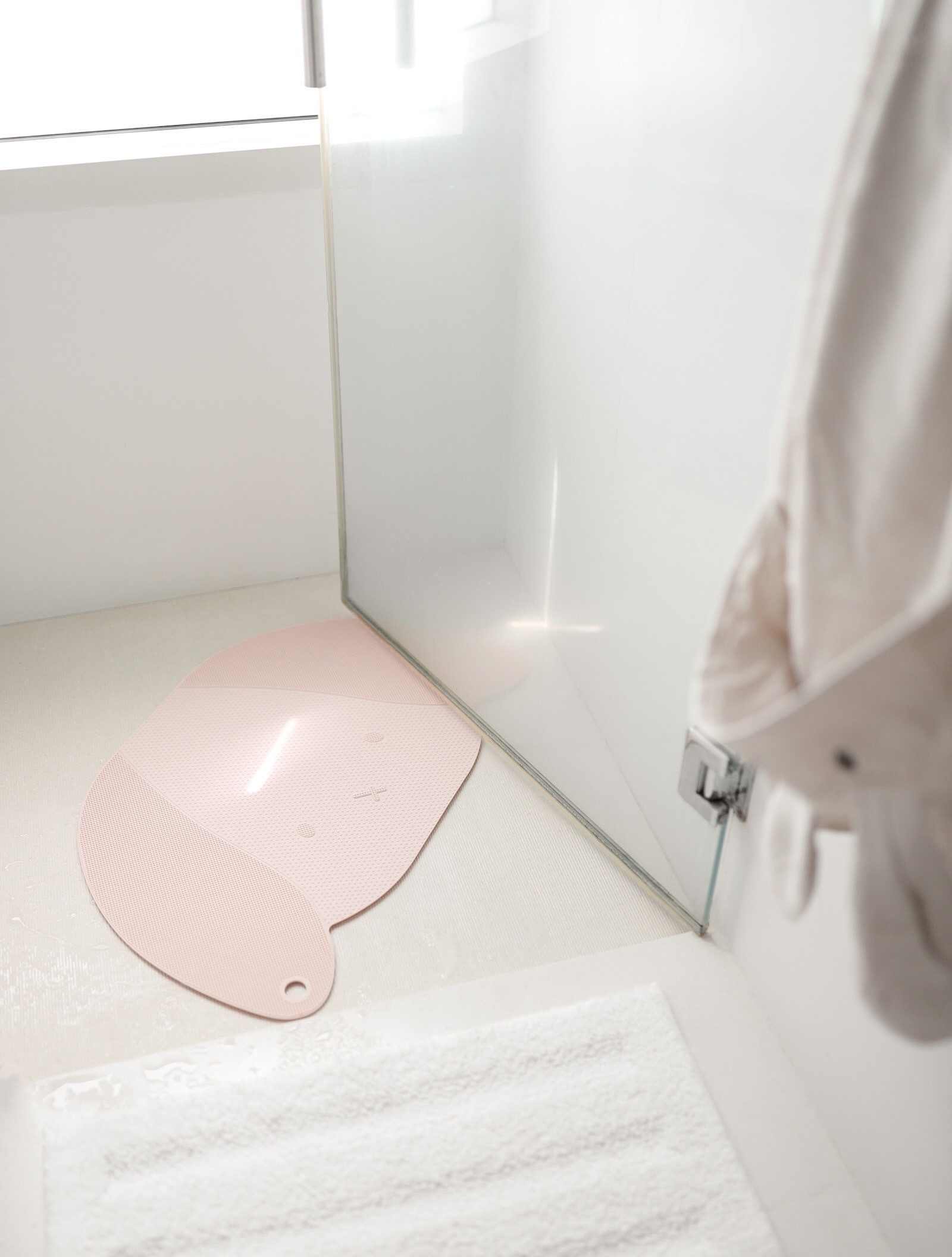 矽膠防滑浴墊-粉紅色