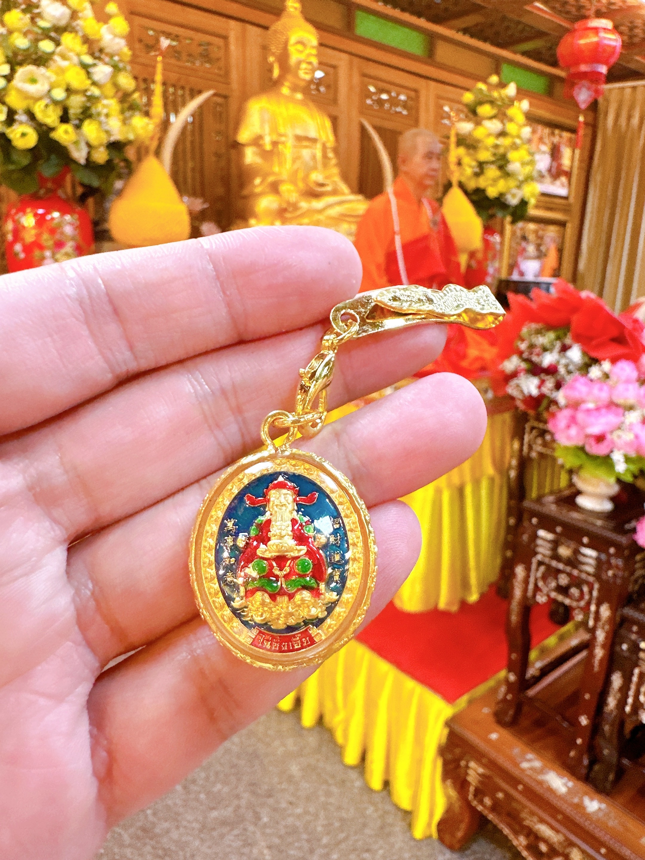 皇恩寺供請 2568佛曆 五路發財神牌